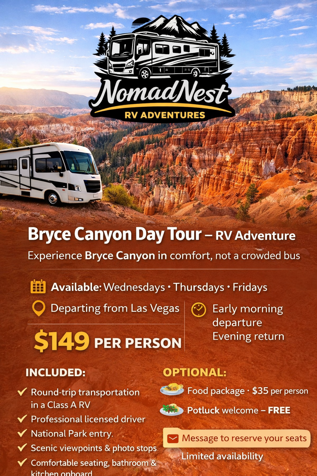 🥾🏔️ Bryce Canyon National Park Adventure — RV Day Tour