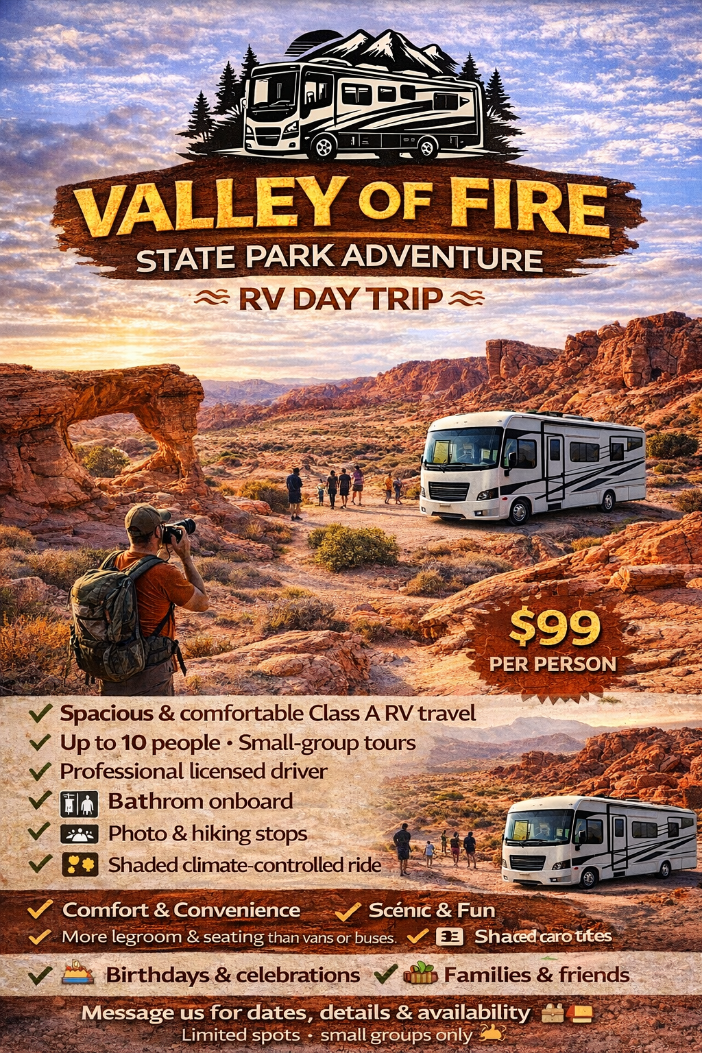 🔥🏜️🚐 Valley of Fire State Park Adventure — RV Day Trip