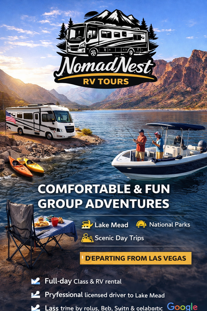 🎣🚐 Lake Mead Fishing Day Trip — Now Weekdays & Weekends