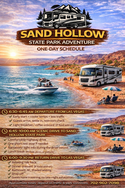 🏜️🚐💦 Sand Hollow State Park Lake Adventure — RV Day Trip from Las Vegas