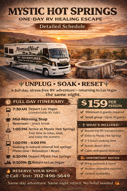 ♨️ MYSTIC HOT SPRINGS — ONE-DAY UTAH RV HEALING ESCAPE 🚐✨